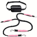 🔥Hands Free Dog Leash with Zipper Pouch