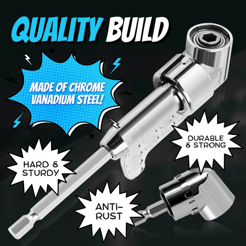 🔧105 Degree Right Angle Drill Adapter