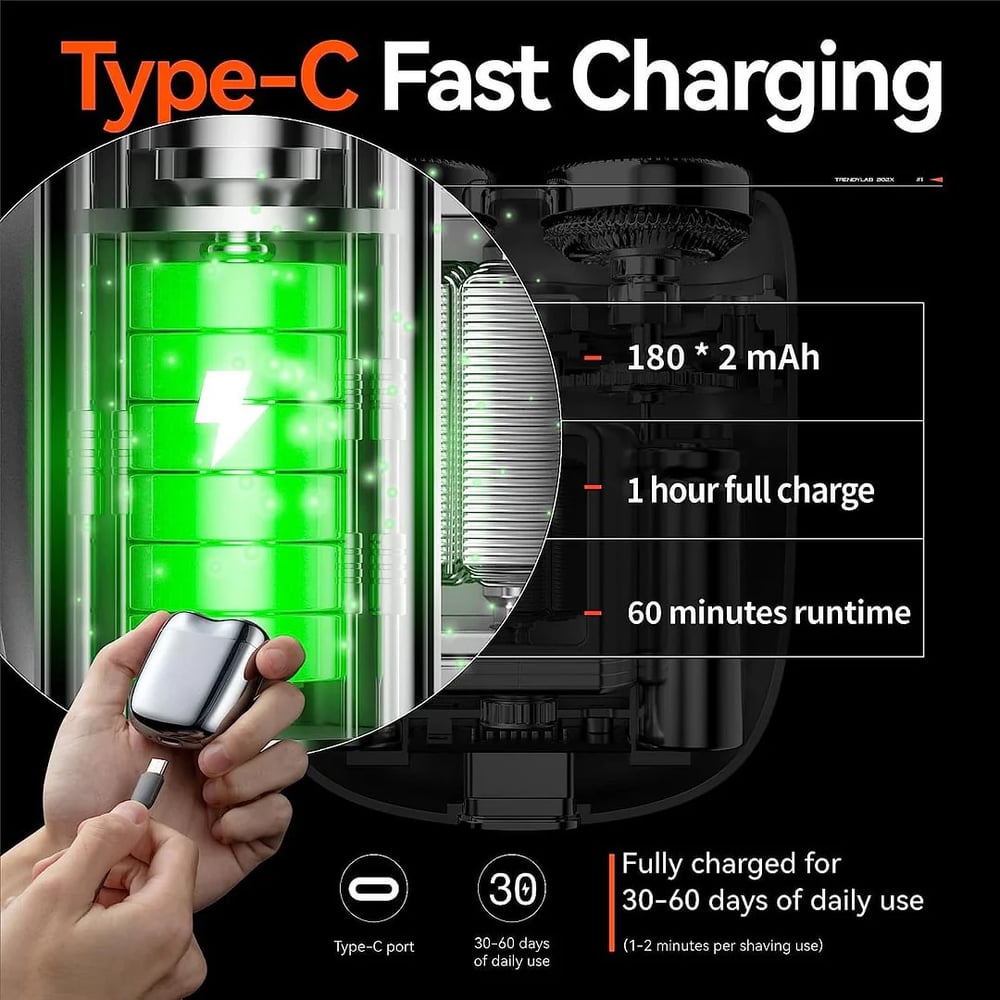 🎁 2025 New Upgrade Pocket Shaver USB Mini Shavers for Men