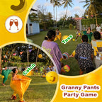 Granny Pants Yard Game Set – Giant Outdoor Parent-Child Game with Bouncy Ball & Pump