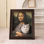 Mona Lisa Cat Scratcher Bed - 3.0