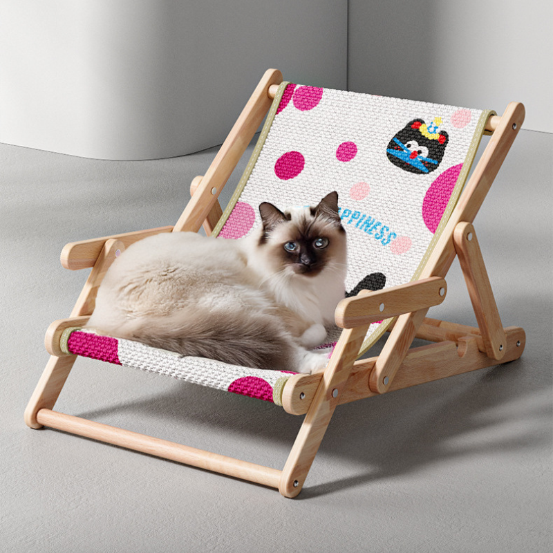 WhiskerGizmo™ Cat Hammock Bed with Sisal Scratching Board