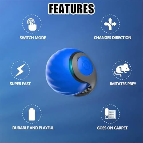 Speedy Tail 2.0 – Smart Interactive Cat Toy Ball