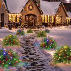 🎄🔥Pre-lit Artificial Christmas Tree Urn Filler💐