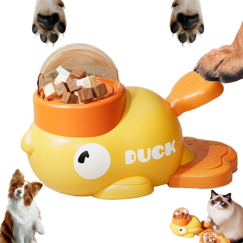 Interactive Duck-Shaped Puzzle Feeder for Dogs - DogPlaybox