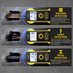 Precision Metal Detector Wall Scanner with Positioning Hole