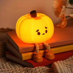 PumpkinGlow™ – Cute Rechargeable Pumpkin Lamp