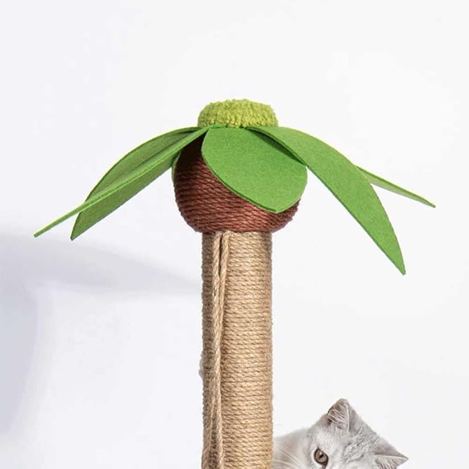 Cat Palm Tree/Mushroom Scratching Post Made of Sisal