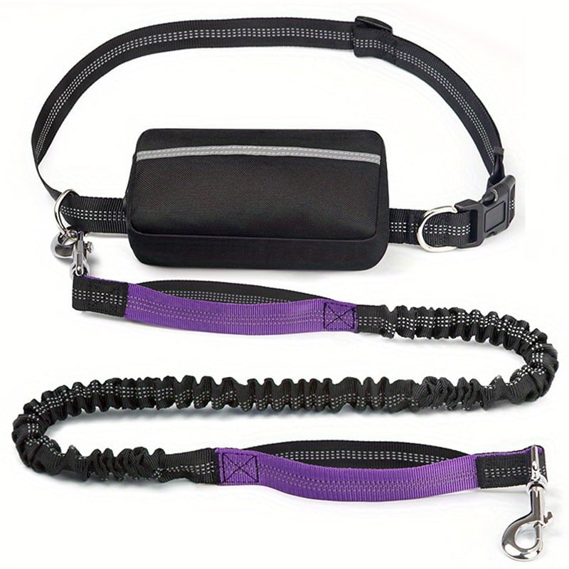 🔥Hands Free Dog Leash with Zipper Pouch