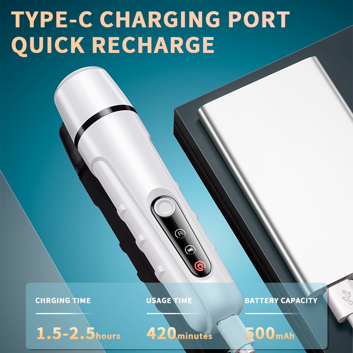 Rechargeable LED Pet Nail Grinder - DogPlayBox