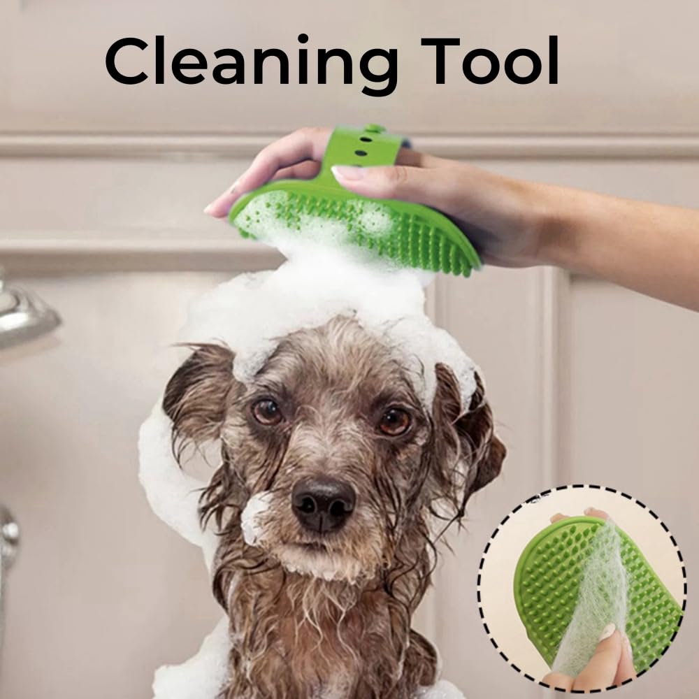 Silicone Grooming Strap Pad – 2-in-1 Self-Groomer