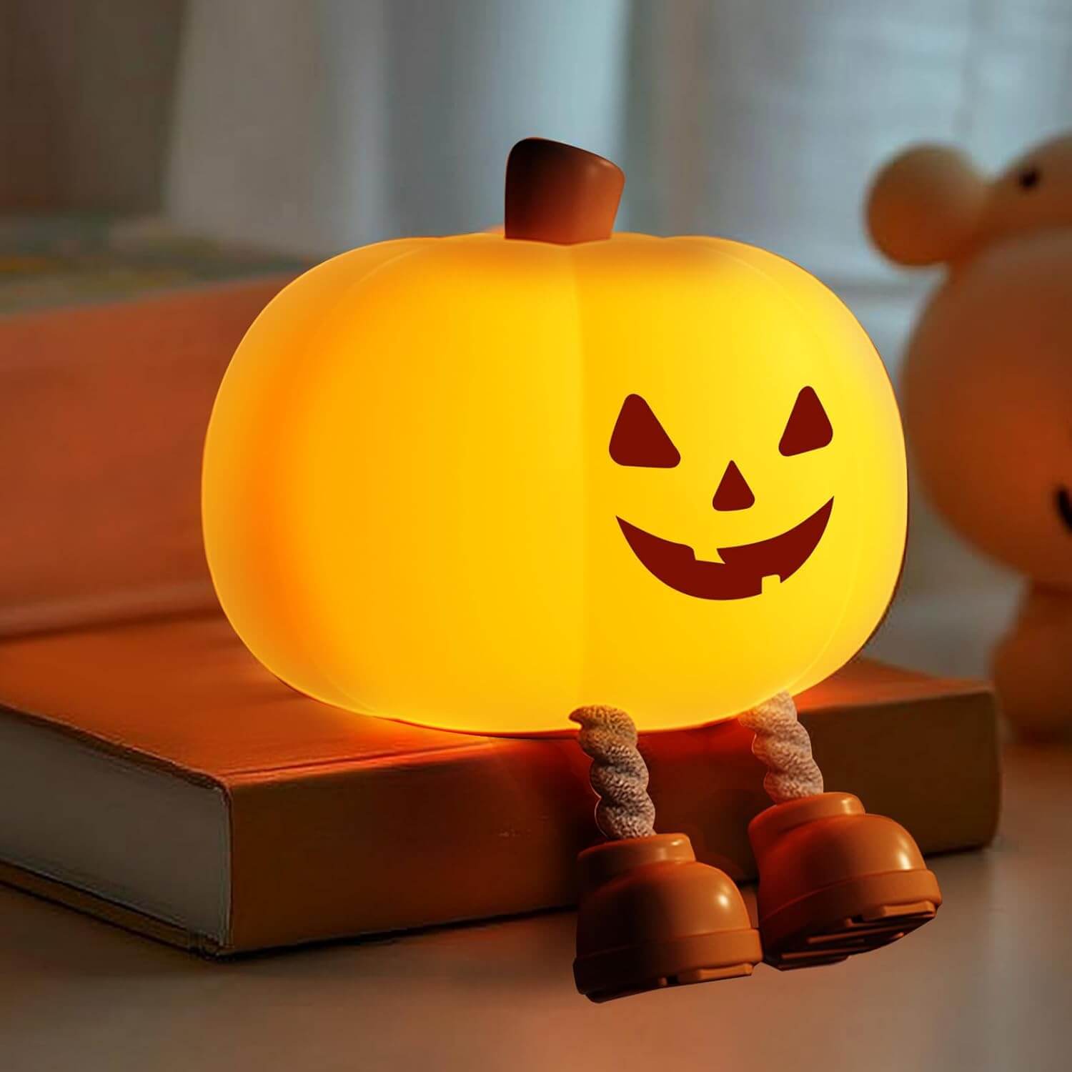 GrinLight™ Devilish Pumpkin Night Lamp 🎃