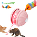 Smart Interactive Laser Ball for Cats – Voice, Light & Rolling Tail Fun