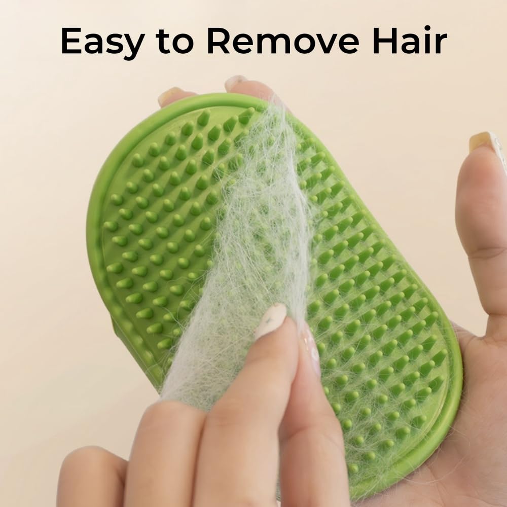 Silicone Grooming Strap Pad – 2-in-1 Self-Groomer