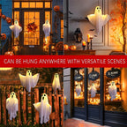 👻👻Halloween Glowing Ghost Chandelier