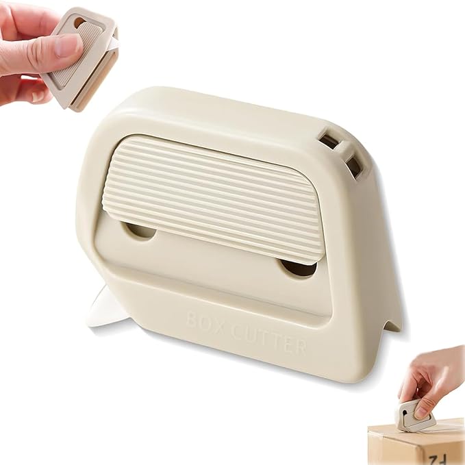 🏆 Flash Sale⚡ Magnetic Retractable Box Cutter - Safety Lock Utility Knife with Built-in Magnet for Easy Storage & Quick Access