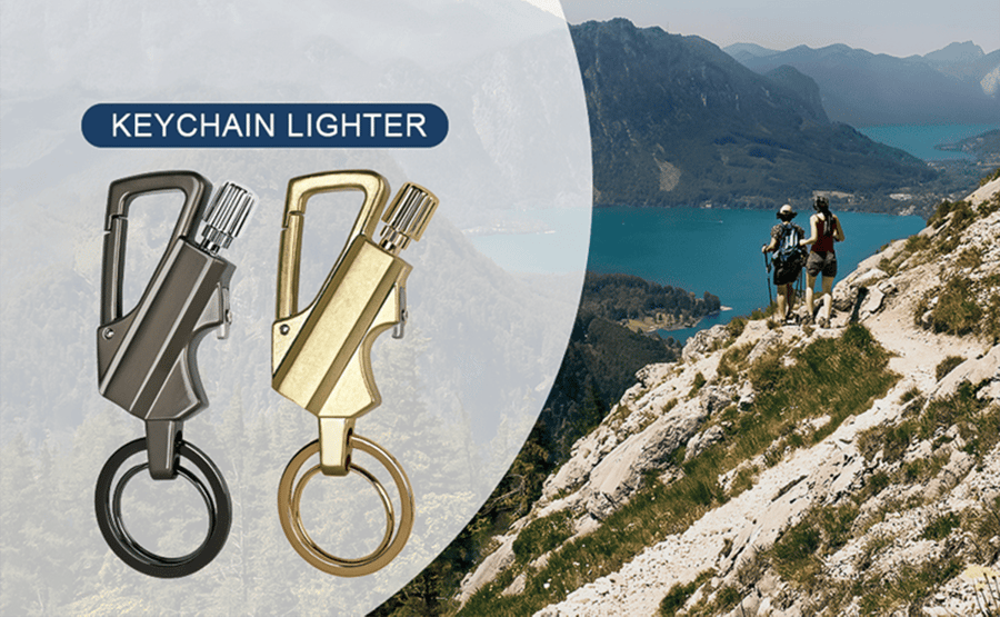 💥Permanent Match Infinity Lighter with Multitool Keychain Bottle Opener