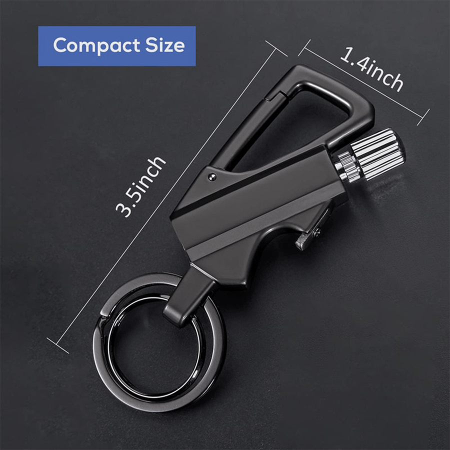 💥Permanent Match Infinity Lighter with Multitool Keychain Bottle Opener