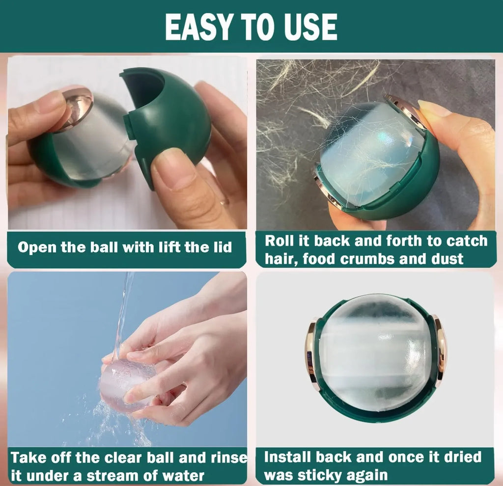 Reusable Lint Roller Ball