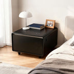 Smart Side Table with Built-In Fridge Drawer & Charging Station
