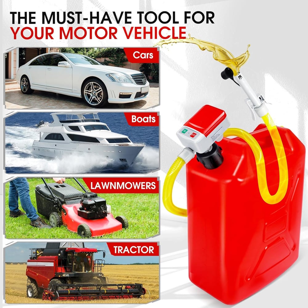 🔥Portable Battery Powered Fuel Transfer Pump