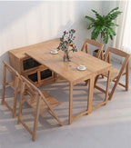Folding and Expandable Multifunction Dining Table