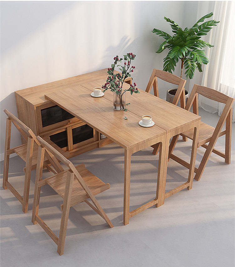 Folding and Expandable Multifunction Dining Table