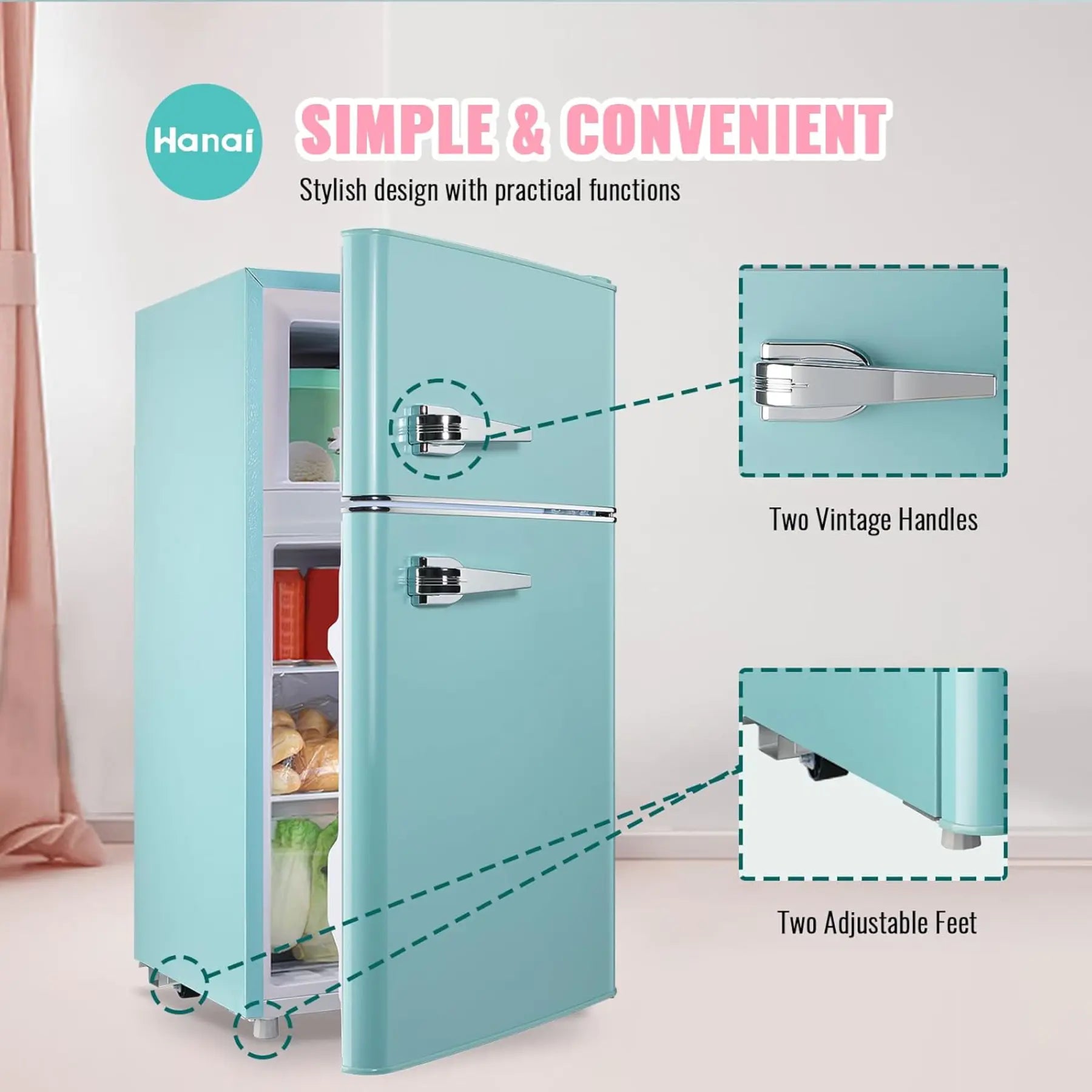 ChillBerry™ Retro Mini Fridge