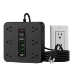 16-in-1 Power Strip with Switch & Surge Protection