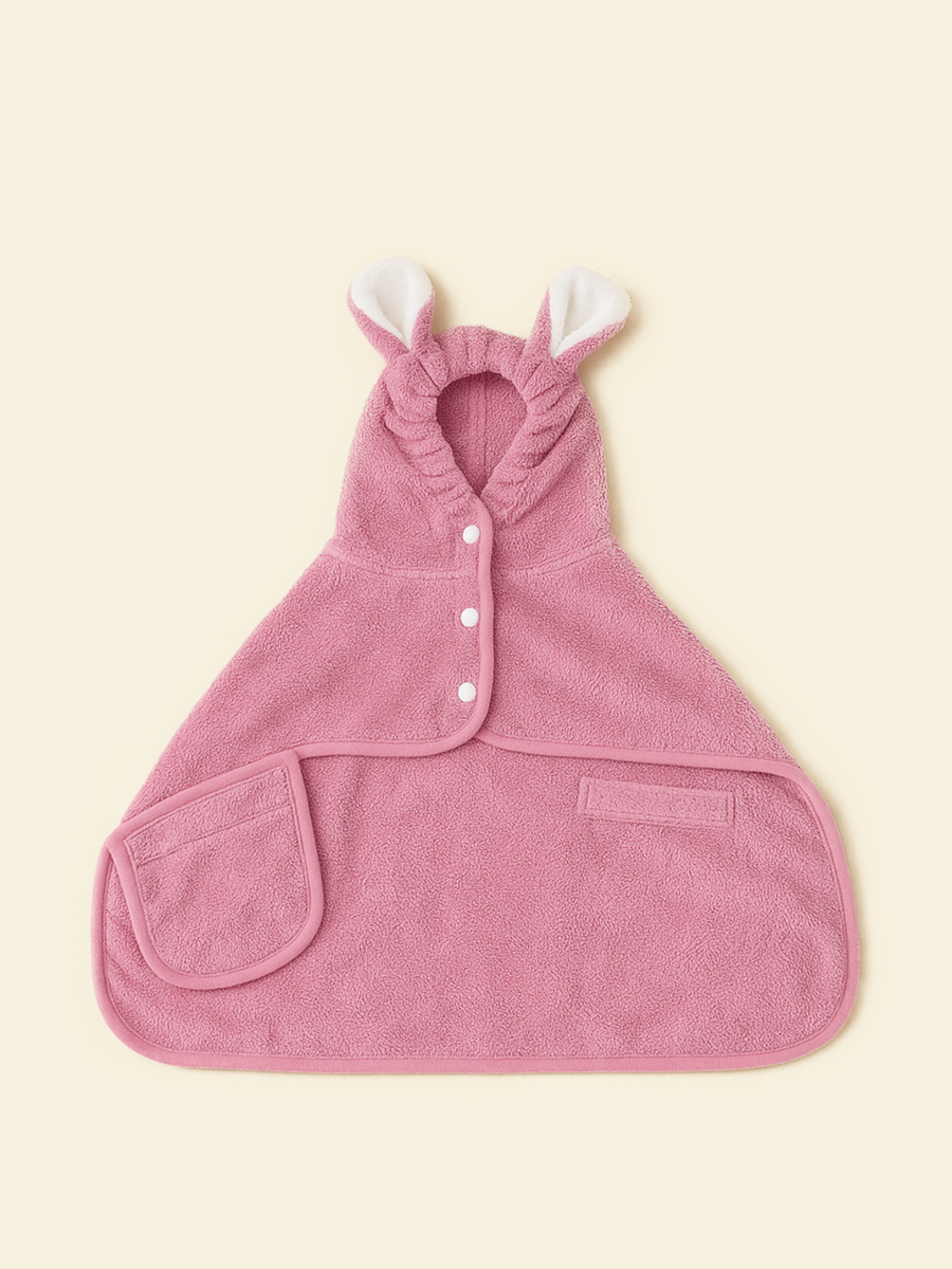 ZalloPaws Bunny Ear Pet Bathrobe