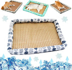 Breathable Rattan Cooling Pet Bed
