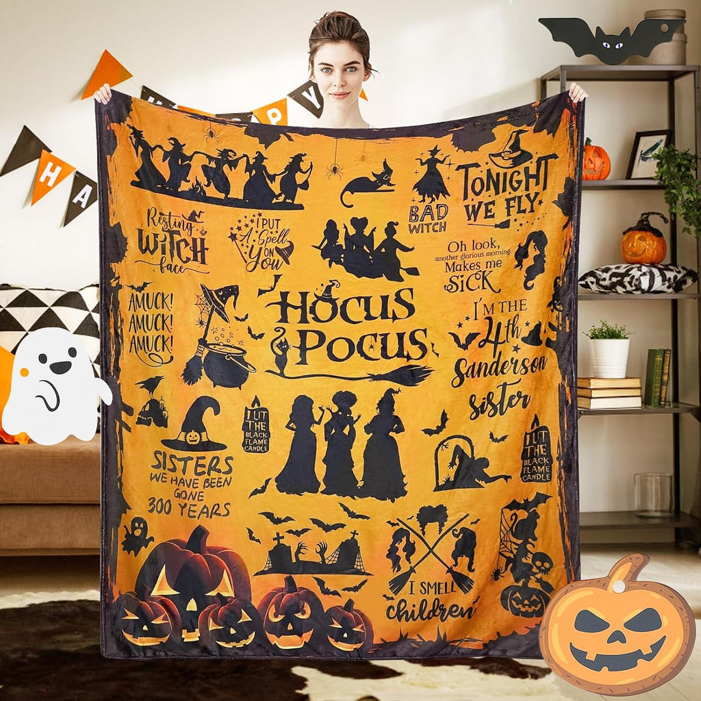 Moonloom™ – Halloween Witch Throw Blanket (50% Off)