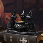 🕯️Ghost Wizard Magic Cat Candlestick (not include candles)