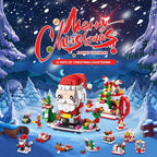 Christmas Advent Calendar Building Blocks Set