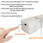 💡 Punch-free Smart Sensor Magnetic Rechargeable LED Lights