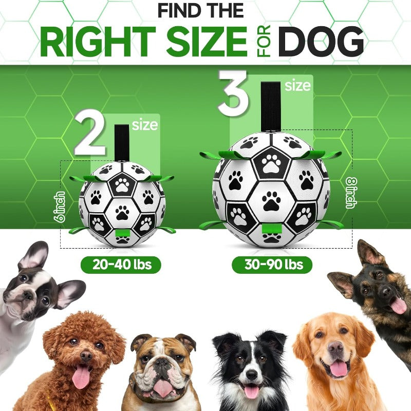 Interactive Floating Dog Soccer Ball - DogPlaybox