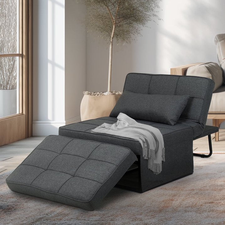 🛋️✨ 4-in-1 Multi-Function Folding Ottoman Sofa Bed