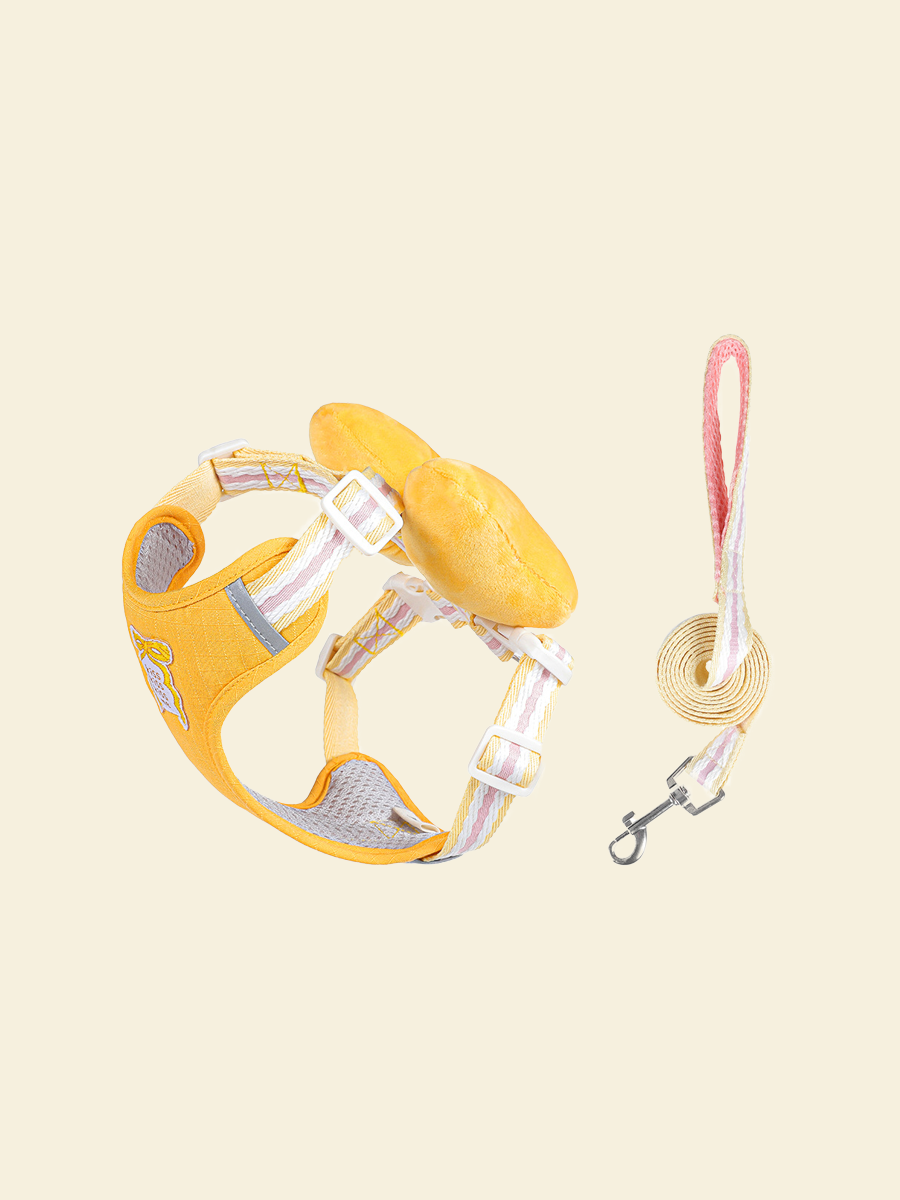 Bowtie Dog Harness Set