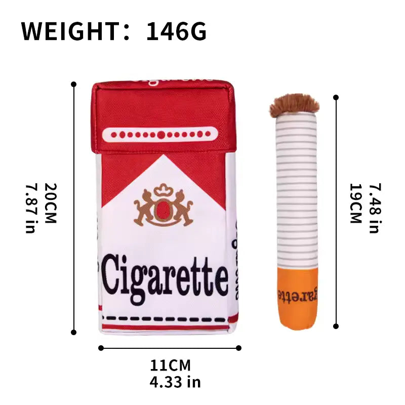 Cigarette Dog Toy