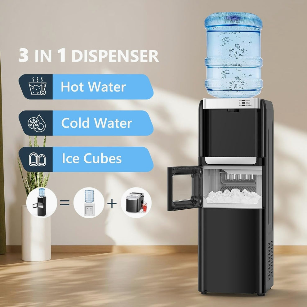 All-in-One Hot/Cold Water Dispenser + Ice Maker