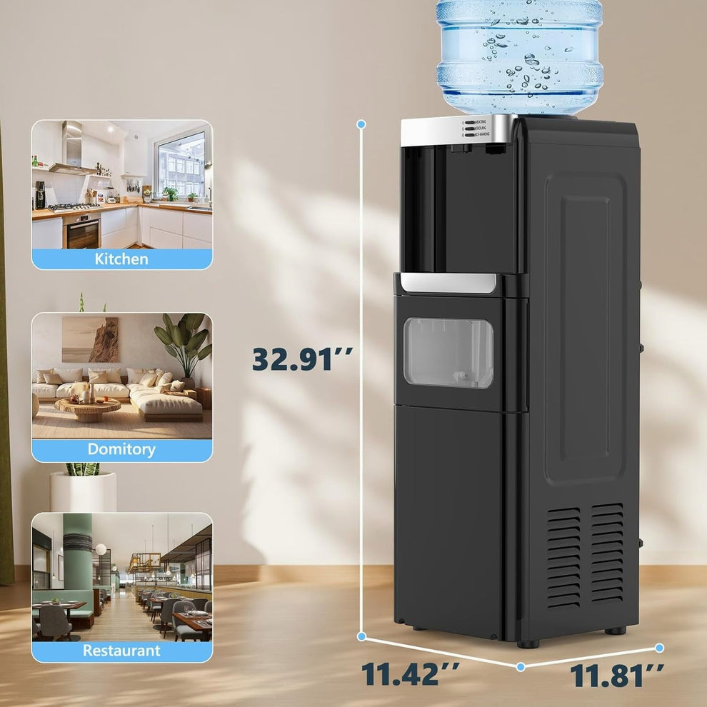 All-in-One Hot/Cold Water Dispenser + Ice Maker
