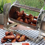 SpinRoast™ Rotating Grill – 360° Even Cooking & Stainless Steel