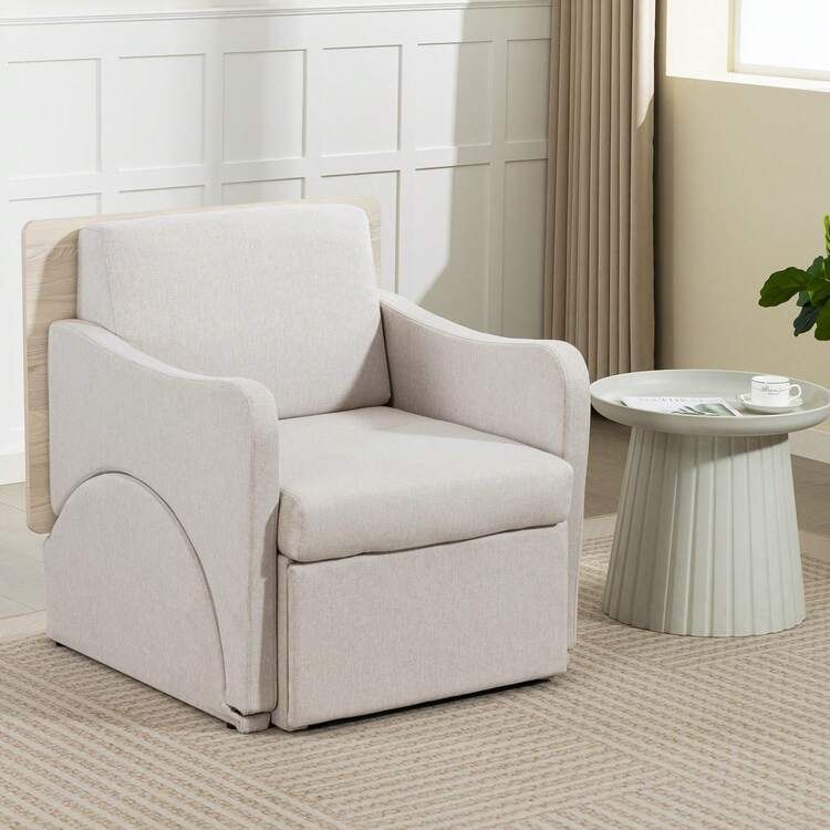 3-in-1 Convertible Sleeper Chair Sofa Bed – Adjustable Armchair with Pull-Out Bed