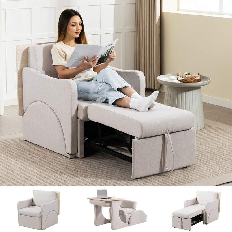 StepGizmo Convertible Sleeper Chair Sofa Bed