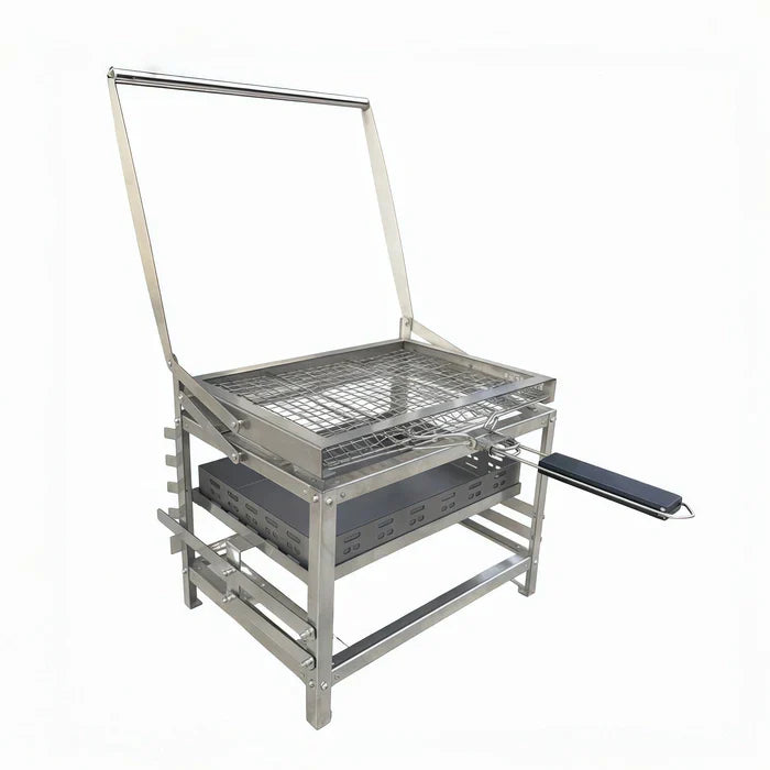 Adjustable Charcoal Rotating Grill