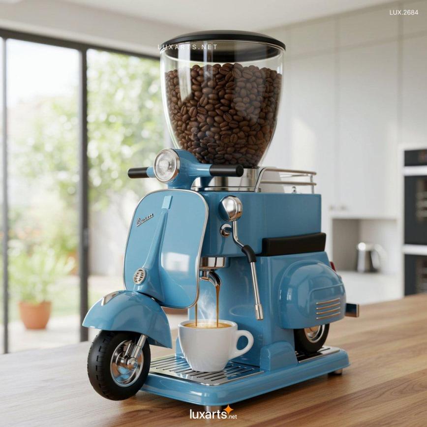 Vespa Shaped Coffee Maker