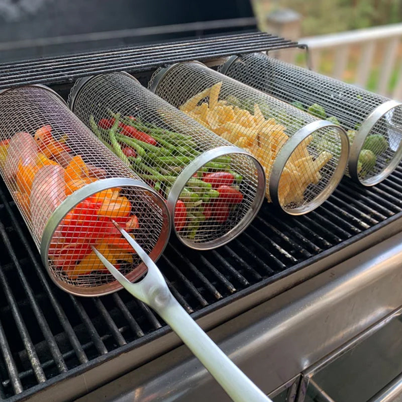 Rolling Grilling Basket