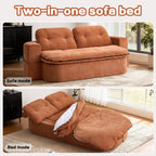 2 in 1 Convertible Sofa Bed — Memory Foam Comfort