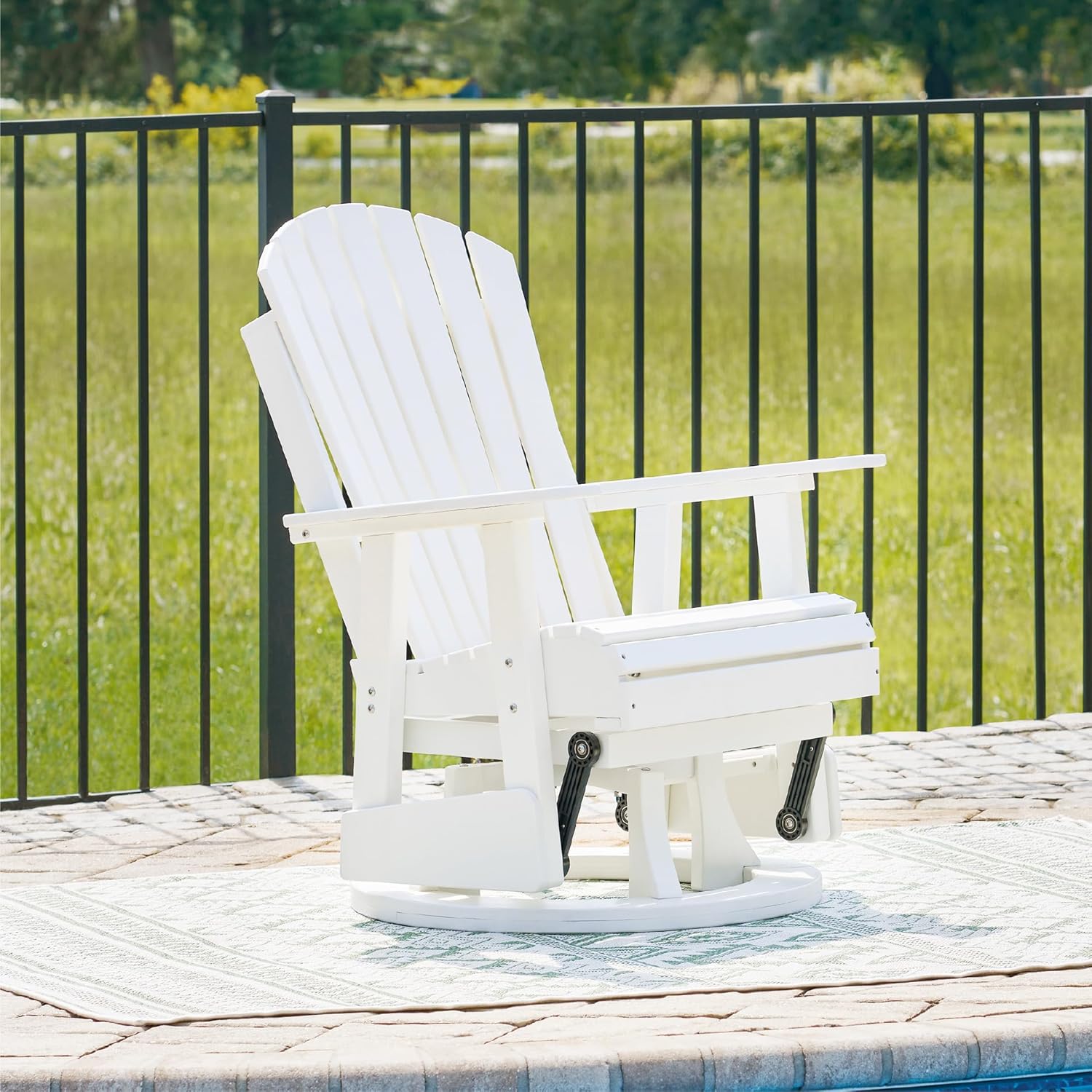 ZenGlide Modern Outdoor Swivel Glider Chair