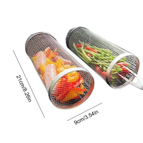 Rolling Grilling Basket